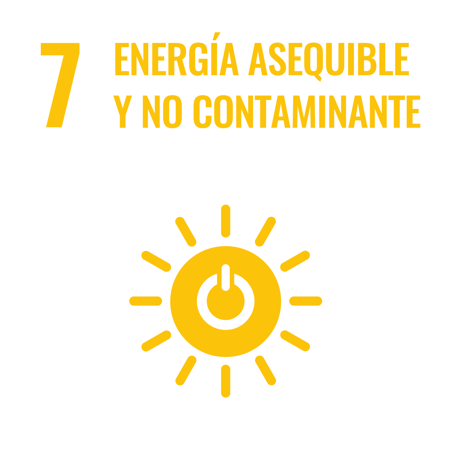 ODS 7. Energía asequible y no contaminante